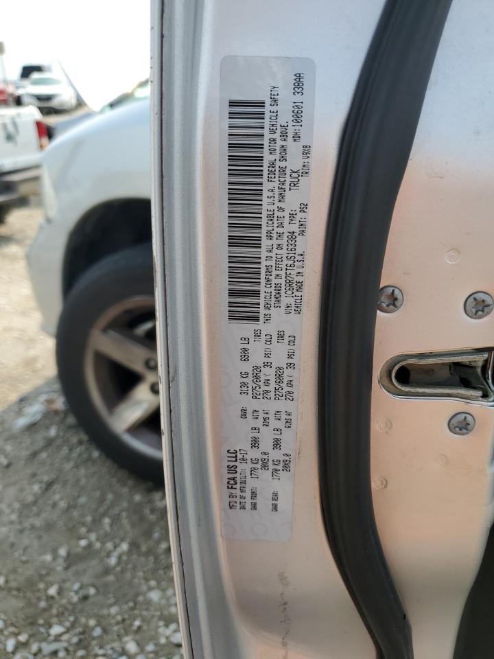 2018 Ram 1500 St VIN: 1C6RR7FT6JS163384 Lot: 66931714