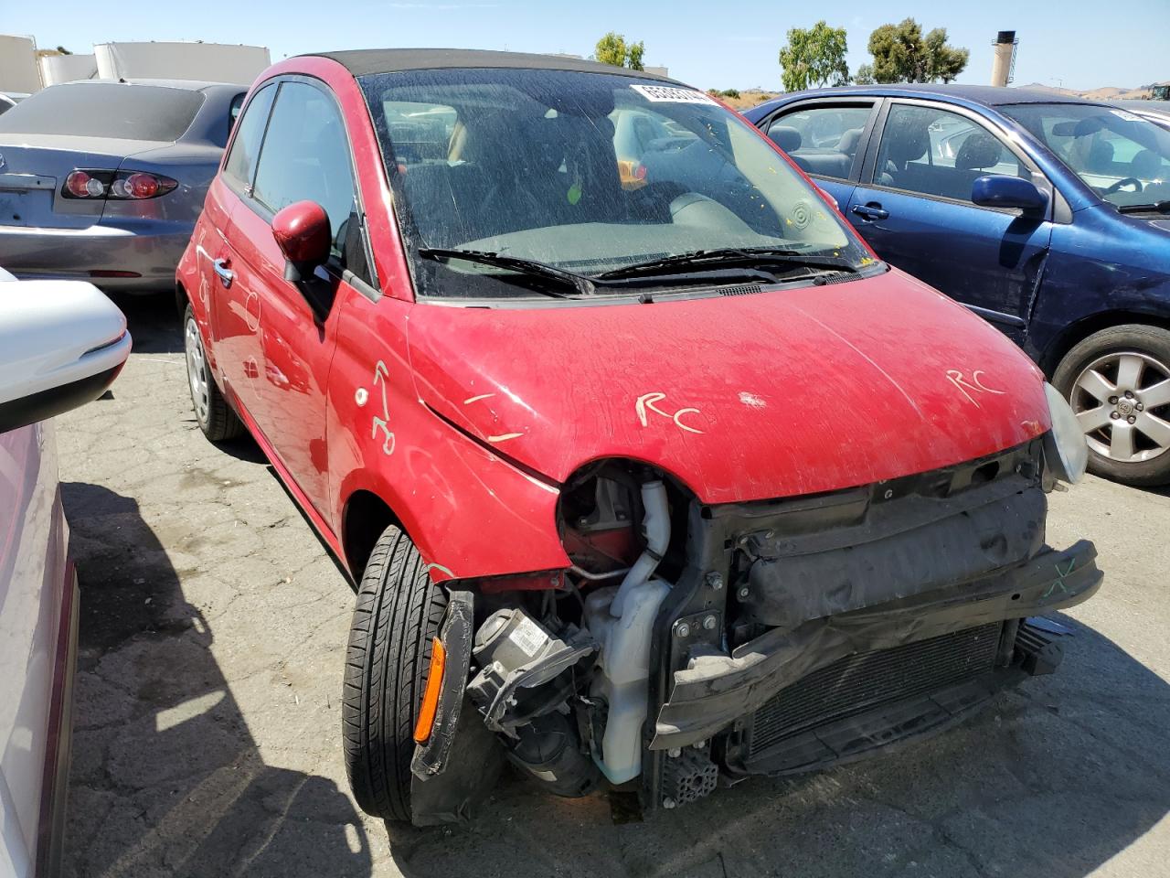 2015 Fiat 500 Pop VIN: 3C3CFFDR6FT508352 Lot: 65393744