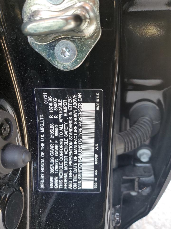 SHHFK7H64MU215179 2021 Honda Civic Ex
