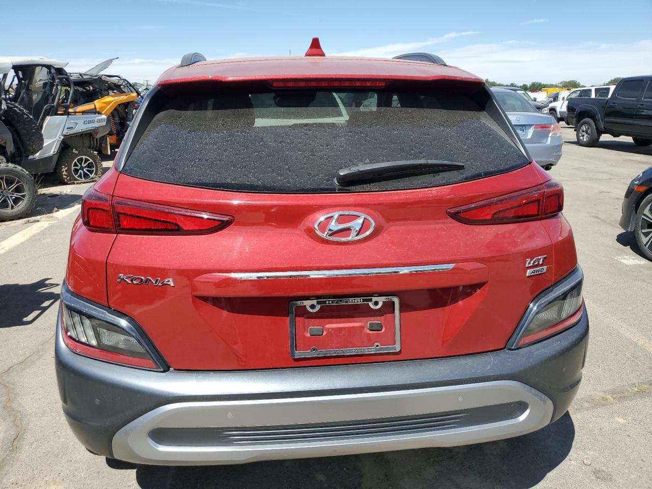 2022 Hyundai Kona Limited VIN: KM8K5CA37NU795127 Lot: 68294304