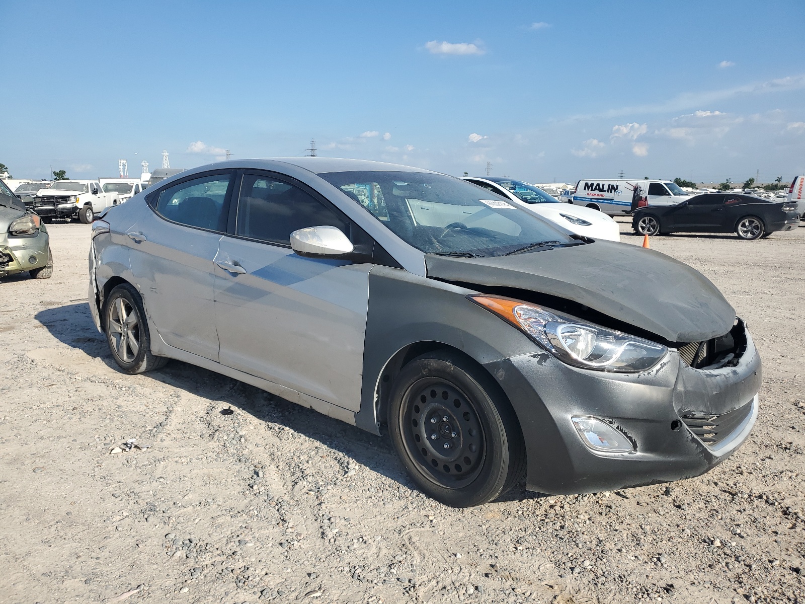 2013 Hyundai Elantra Gls vin: KMHDH4AEXDU589029