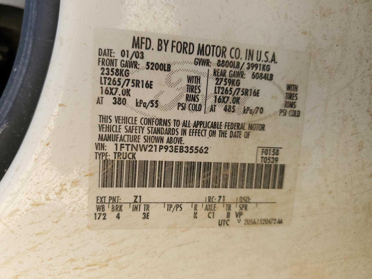 2003 Ford F250 - Image 13