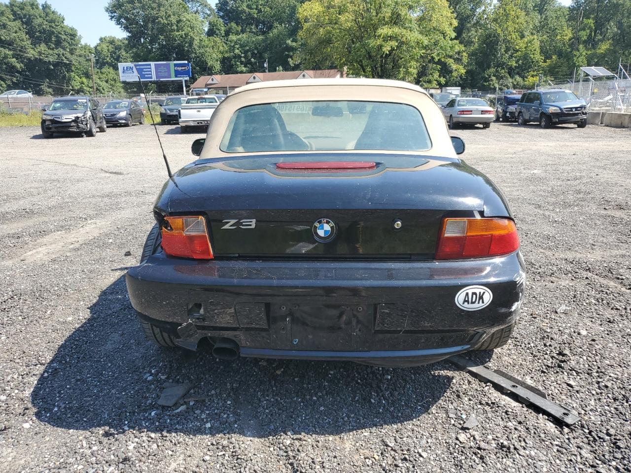 1998 BMW Z3 1.9 VIN: 4USCH7331WLD16869 Lot: 69151904