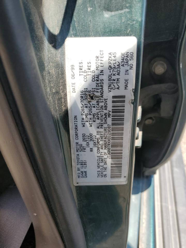 JT3GN87RXX0129087 1999 Toyota 4Runner Limited