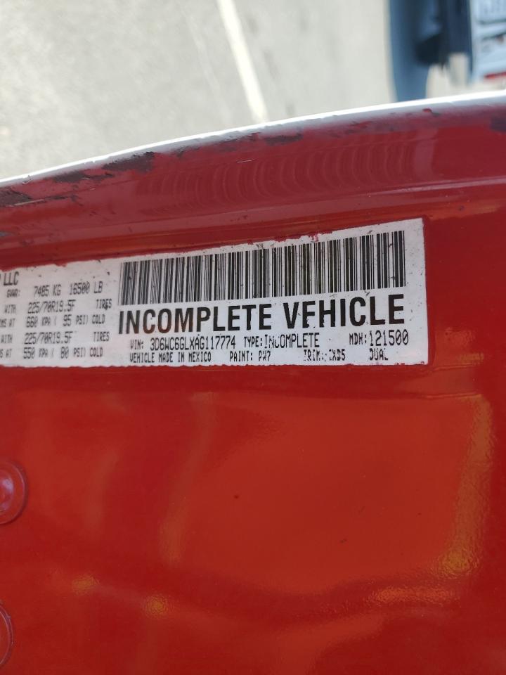 2010 Dodge Ram 4500 St VIN: 3D6WC6GLXAG117774 Lot: 67419384