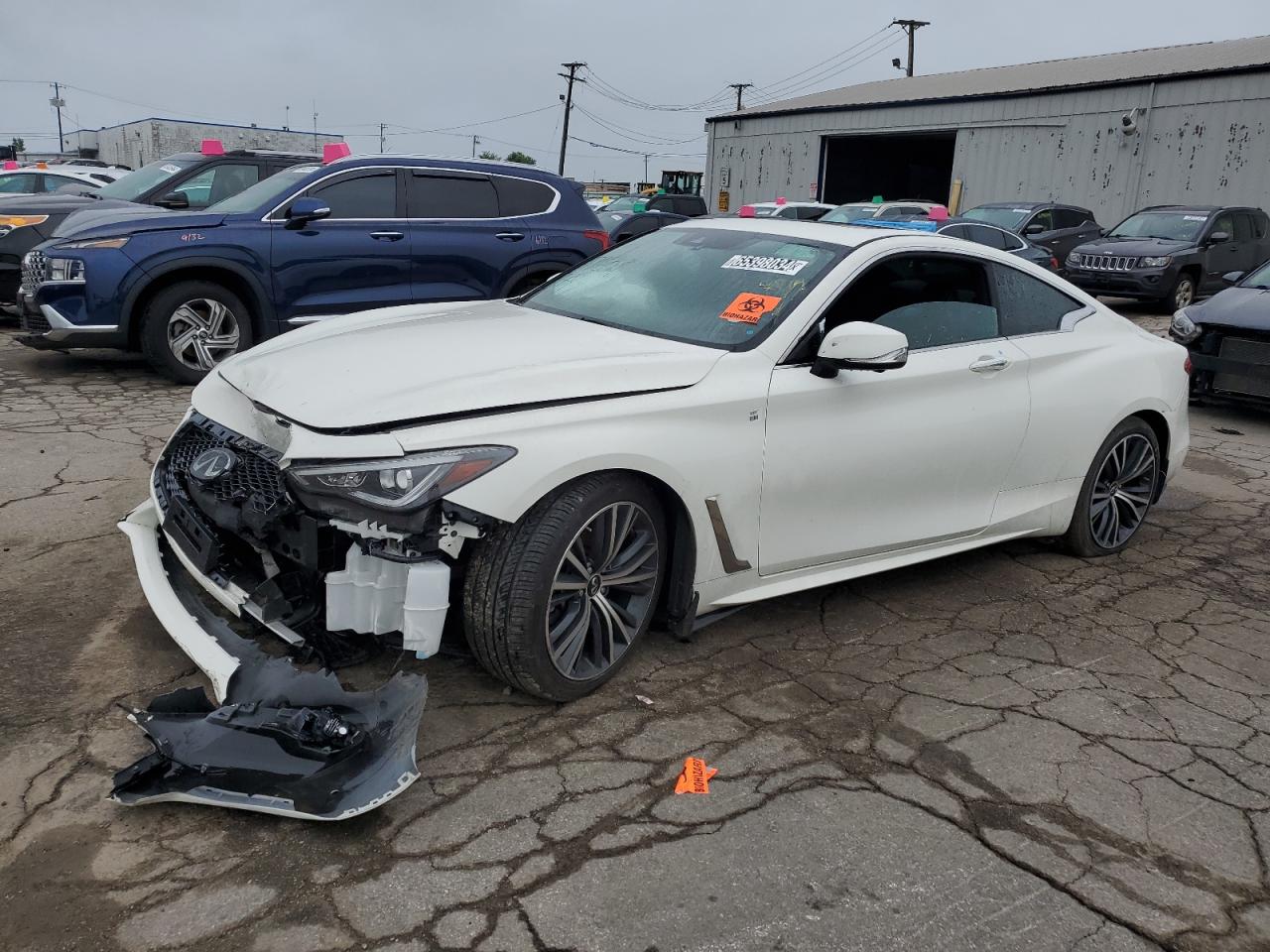 2021 Infiniti Q60 Luxe VIN: JN1EV7KK0MM410944 Lot: 65398034