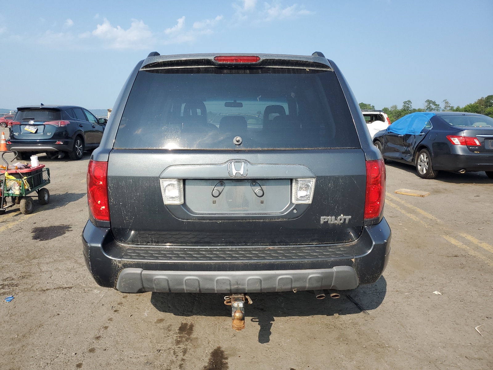 2HKYF18555H535617 2005 Honda Pilot Exl