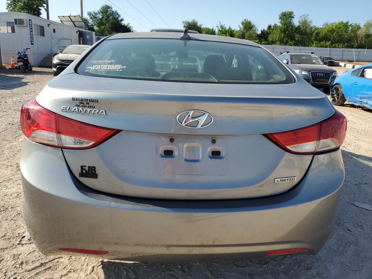 KMHDH4AE9CU267075 2012 Hyundai Elantra Gls