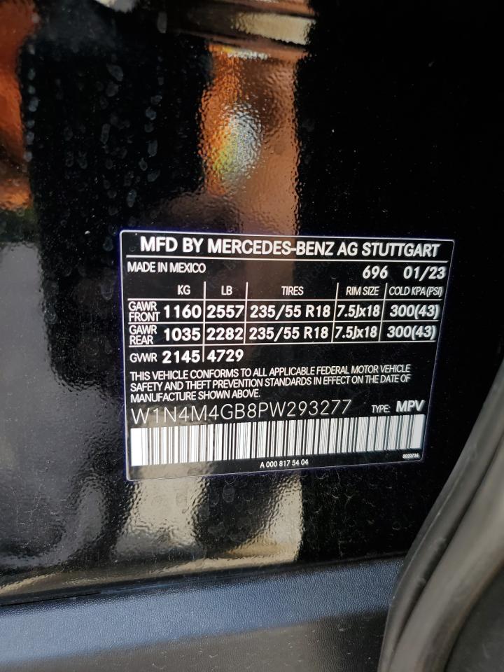 W1N4M4GB8PW293277 2023 Mercedes-Benz Glb 250