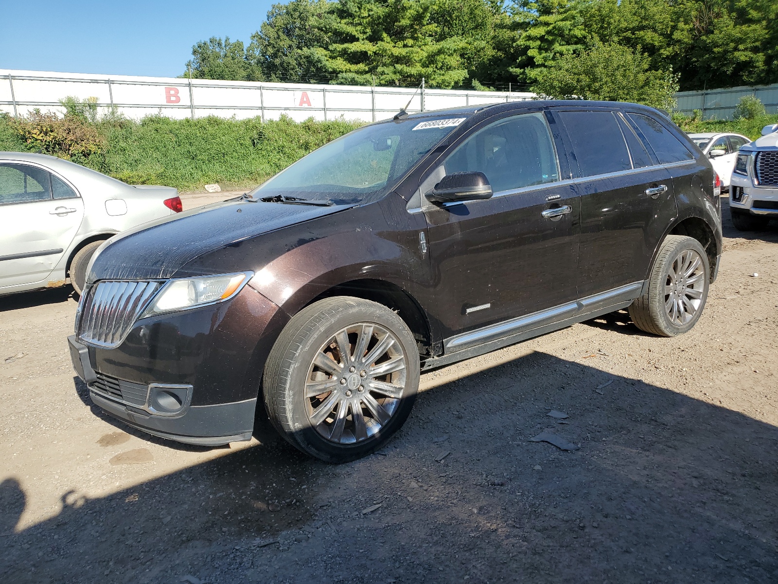 2013 Lincoln Mkx vin: 2LMDJ8JK4DBL00447