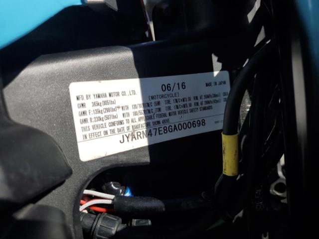 2016 YAMAHA XSR900 60TH ANNIVERSARY