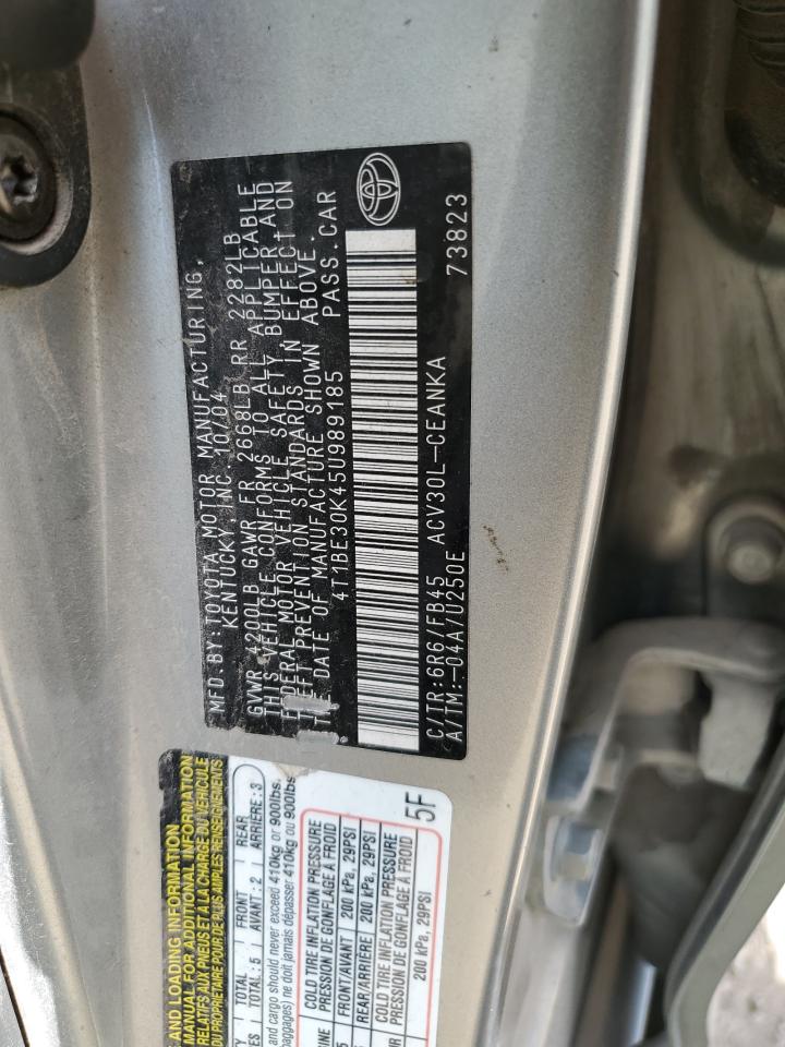 2005 Toyota Camry Le VIN: 4T1BE30K45U989185 Lot: 65247824