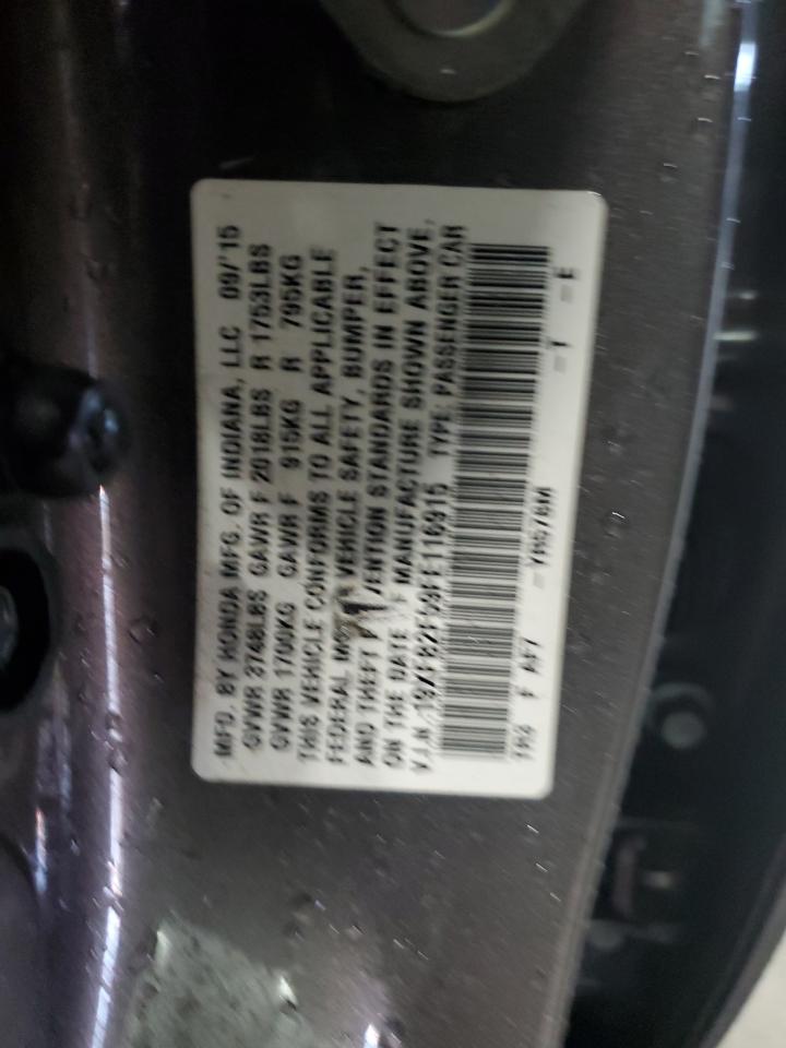 19XFB2F59FE116915 2015 HONDA CIVIC - Image 13