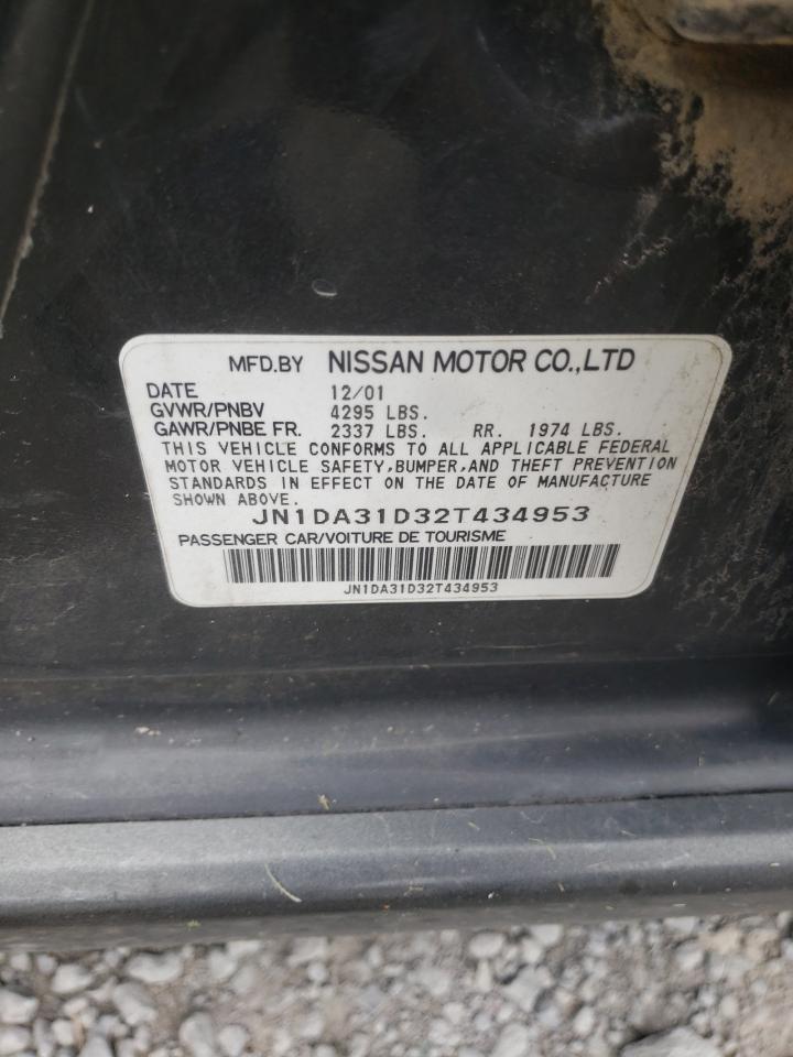 JN1DA31D32T434953 2002 Nissan Maxima Gle