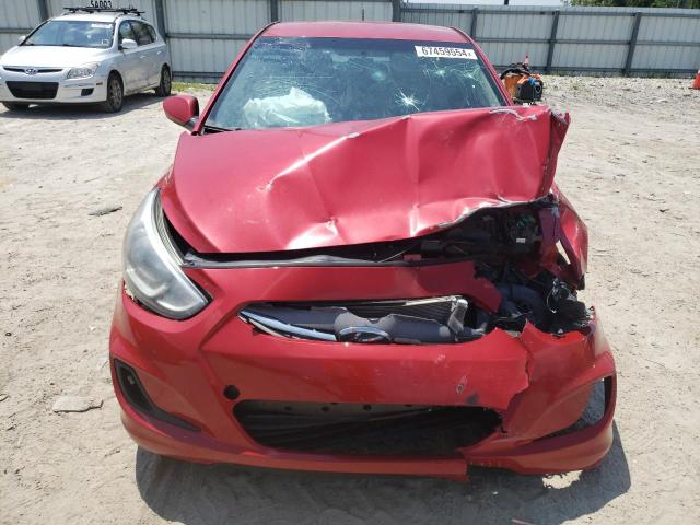  HYUNDAI ACCENT 2017 Czerwony