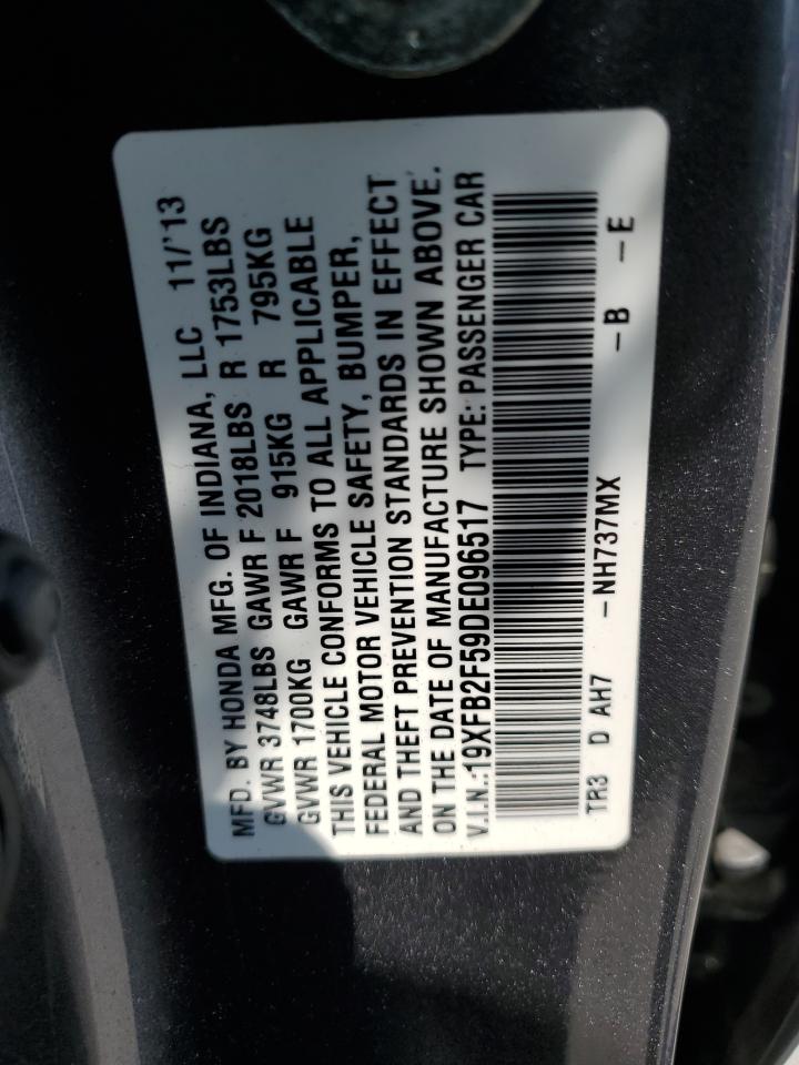 19XFB2F59DE096517 2013 Honda Civic Lx