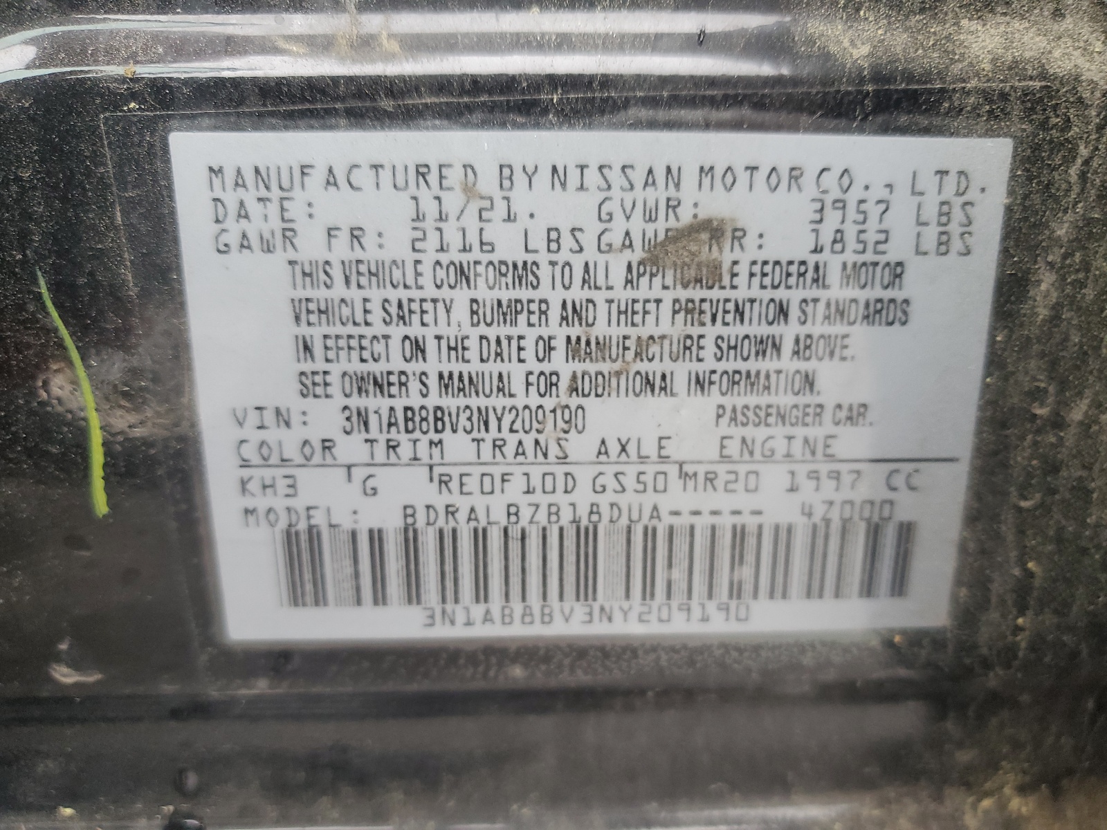 3N1AB8BV3NY209190 2022 Nissan Sentra S
