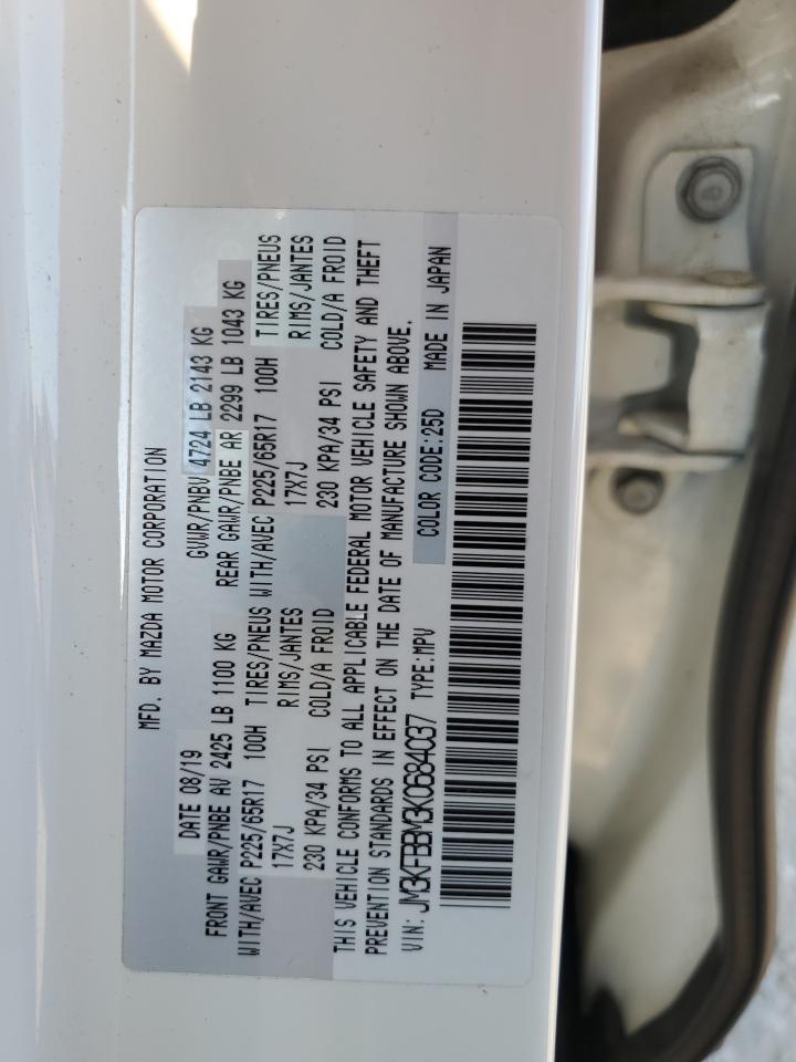 2019 Mazda Cx-5 Sport VIN: JM3KFBBM3K0684037 Lot: 65896664