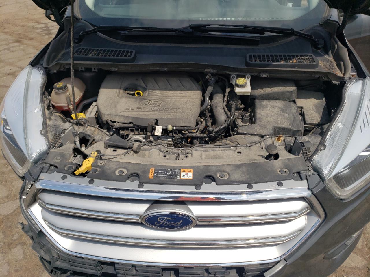 2017 Ford Escape Titanium VIN: 1FMCU0JD4HUE34098 Lot: 65752374