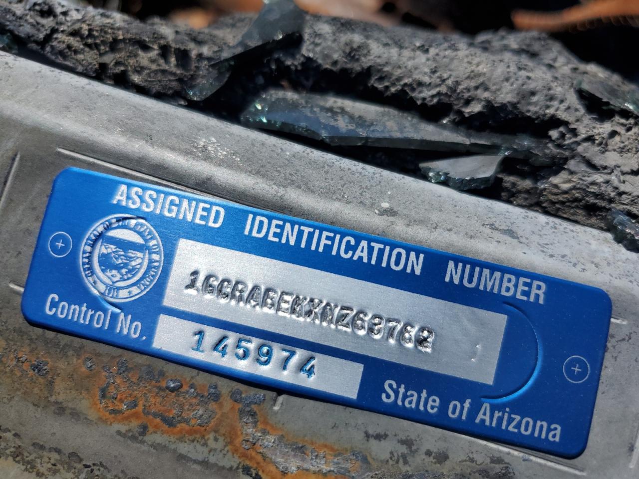 2022 Chevrolet Silverado C1500 Custom VIN: 1GCRABEKXNZ637832 Lot: 64001884