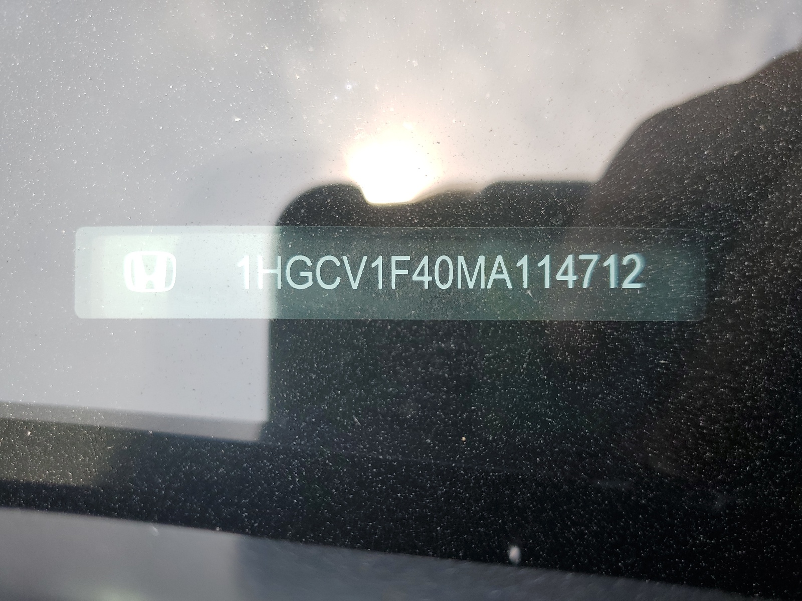 1HGCV1F40MA114712 2021 Honda Accord Sport Se