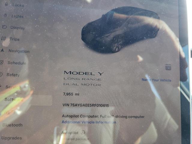 7SAYGAEE5RF010615 Tesla Model Y  9