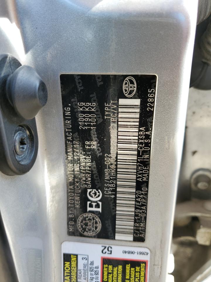 4T1B21HK9JU005251 2018 Toyota Camry Hybrid