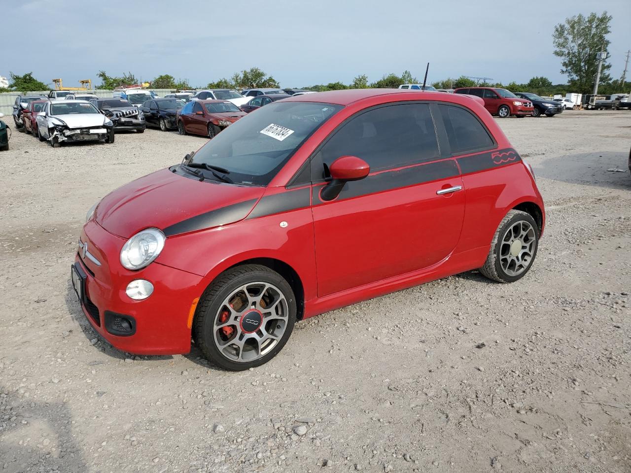 2012 Fiat 500 Sport VIN: 3C3CFFBR6CT400344 Lot: 66767834