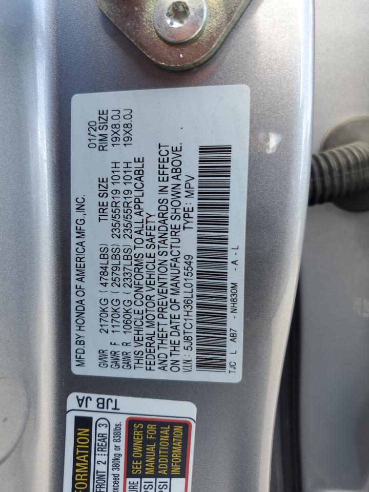 5J8TC1H36LL015549 2020 Acura Rdx