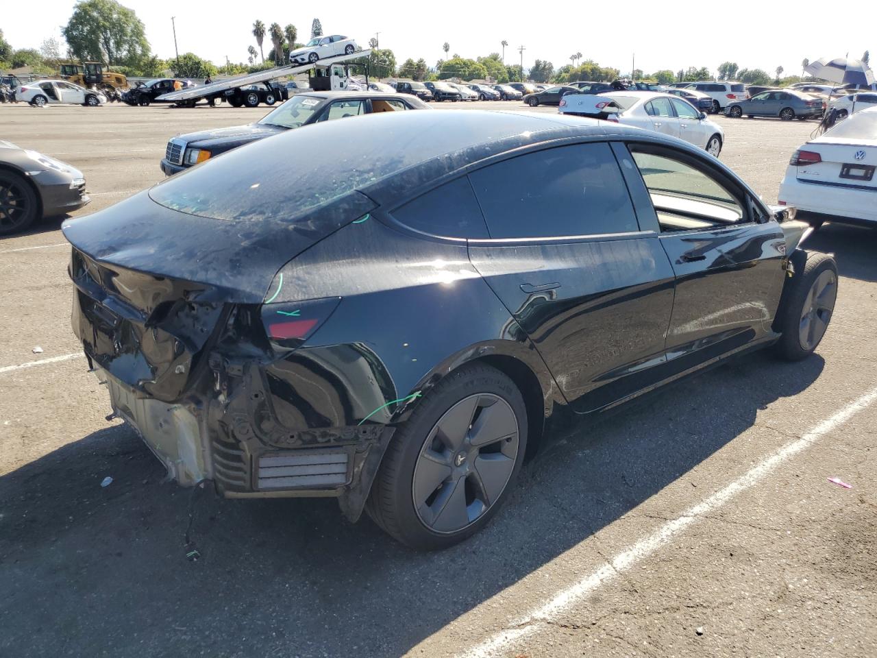 VIN 5YJ3E1EA5PF483227 2023 TESLA MODEL 3 no.3