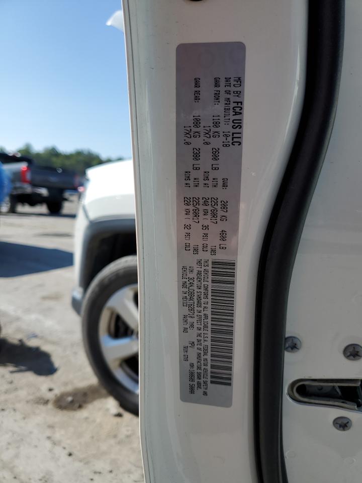 2019 Jeep Compass Latitude VIN: 3C4NJDBB4KT628710 Lot: 68094174