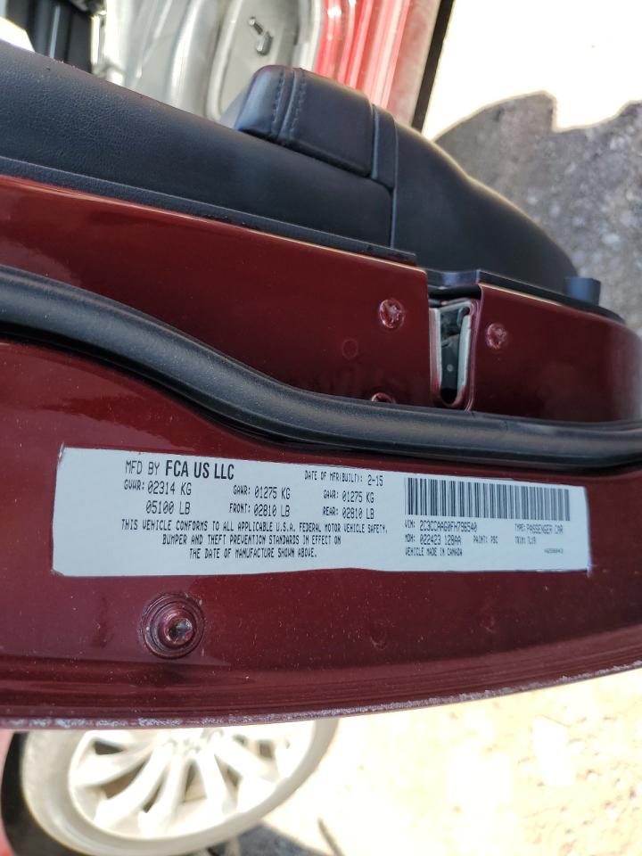 2015 Chrysler 300 Limited VIN: 2C3CCAAG0FH796540 Lot: 65841224