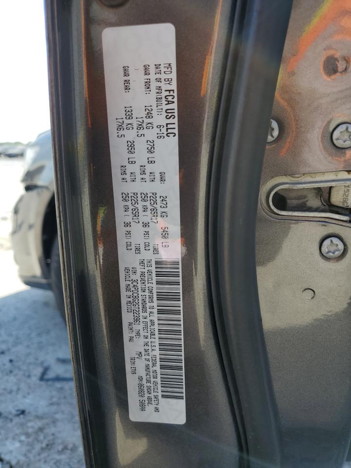 2016 Dodge Journey Sxt VIN: 3C4PDCBG2GT223961 Lot: 67788884