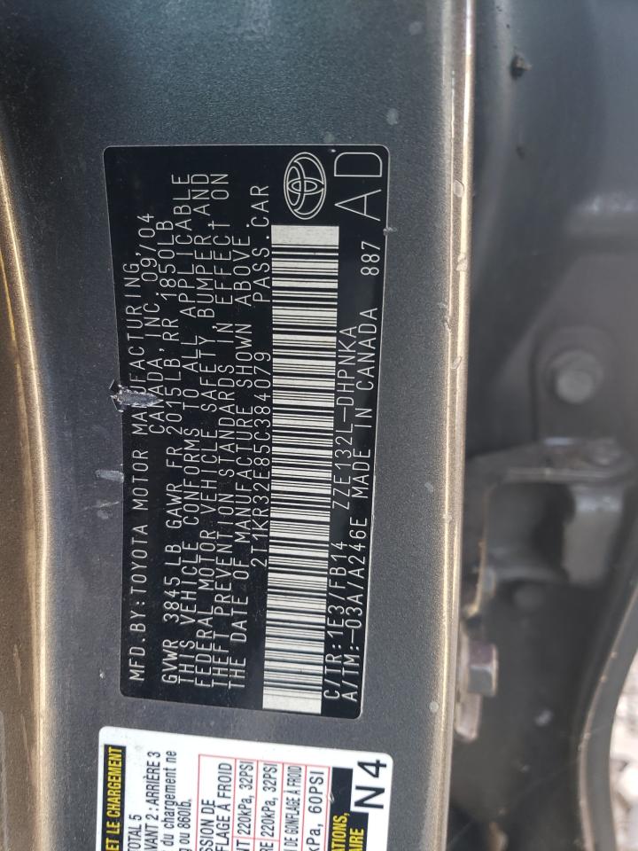 2005 Toyota Corolla Matrix Xr VIN: 2T1KR32E85C384079 Lot: 68353314