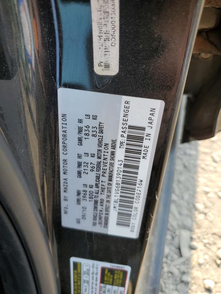 2011 Mazda 3 I VIN: JM1BL1VG6B1390143 Lot: 64907234