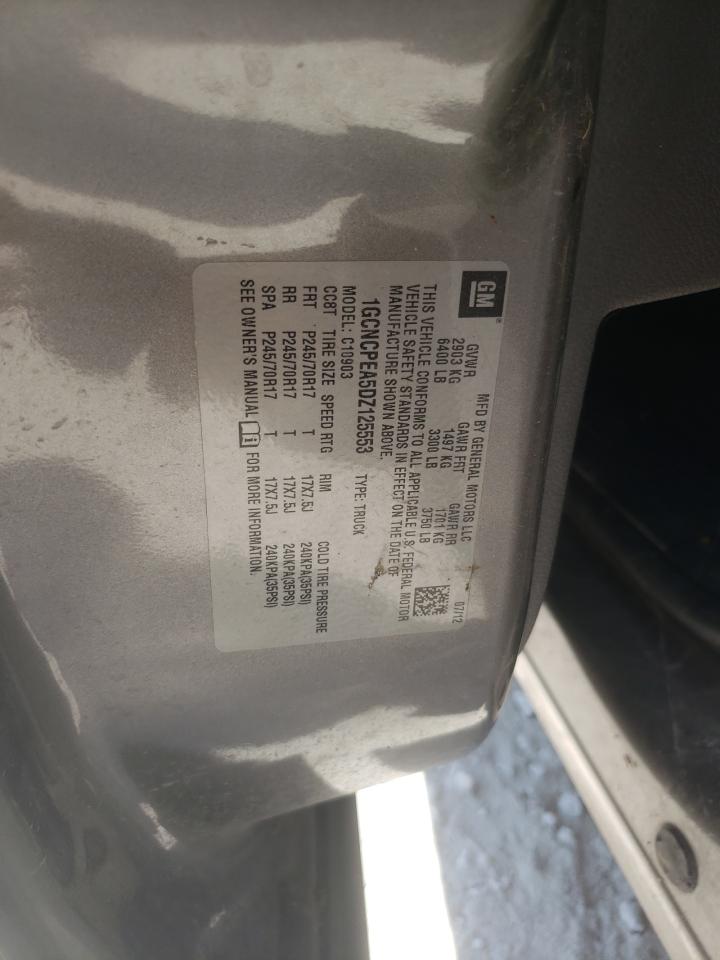 2013 Chevrolet Silverado C1500 VIN: 1GCNCPEA5DZ125553 Lot: 67369734