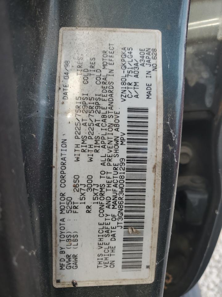 JT3GN86R3W0081299 1998 Toyota 4Runner Sr5