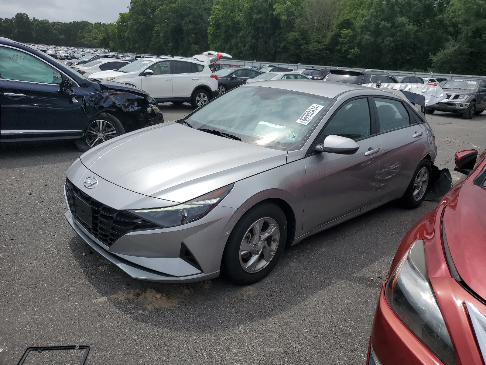 2020 Hyundai Elantra Sel vin: 5NPD84LF6LH506764