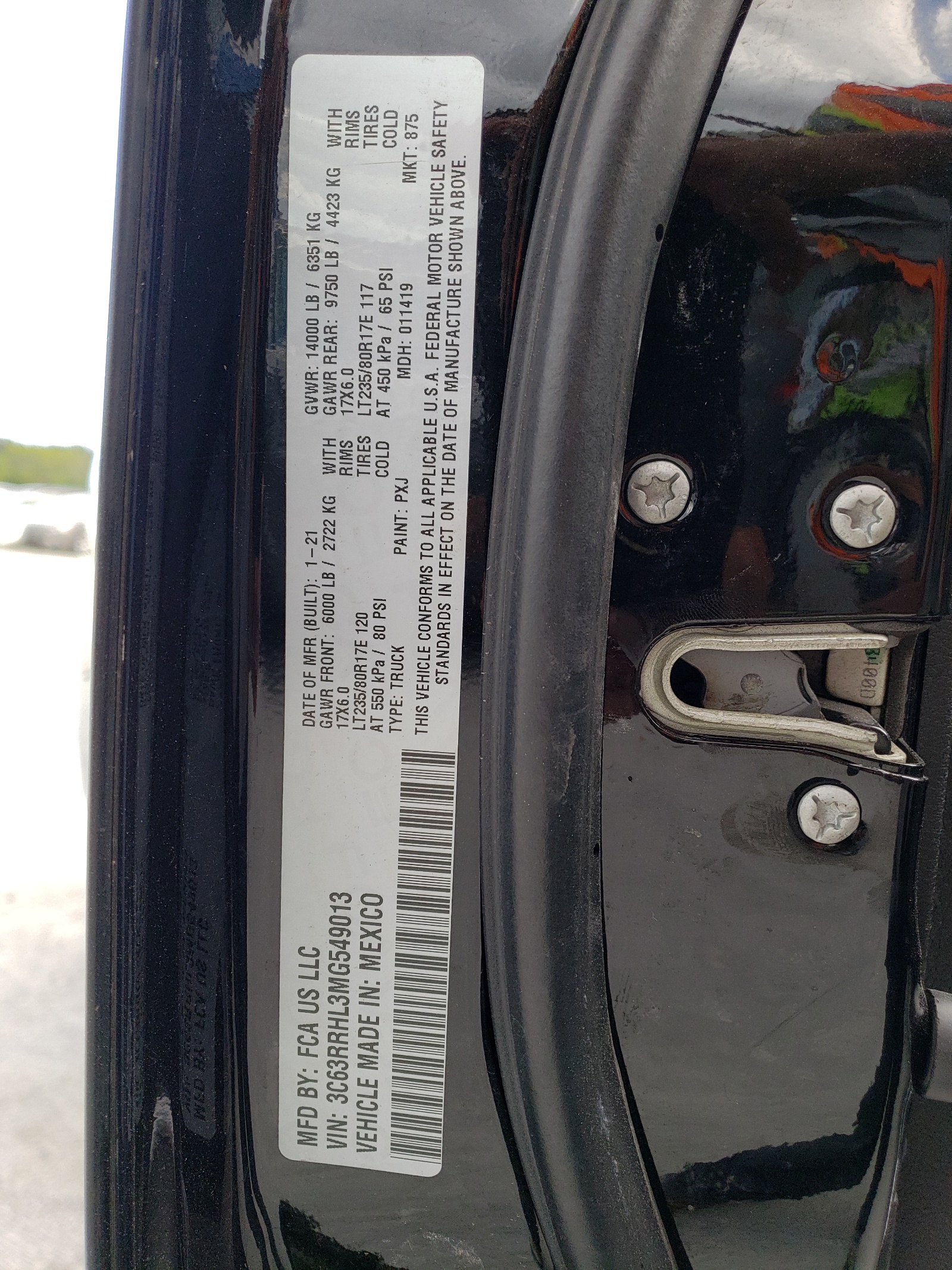 3C63RRHL3MG549013 2021 Ram 3500 Big Horn