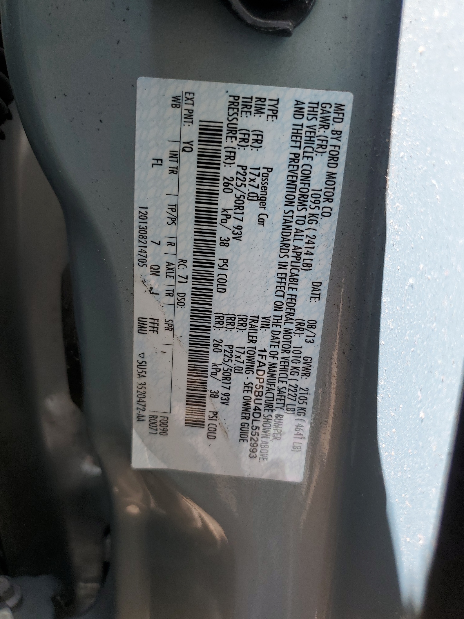 1FADP5BU4DL552993 2013 Ford C-Max Sel