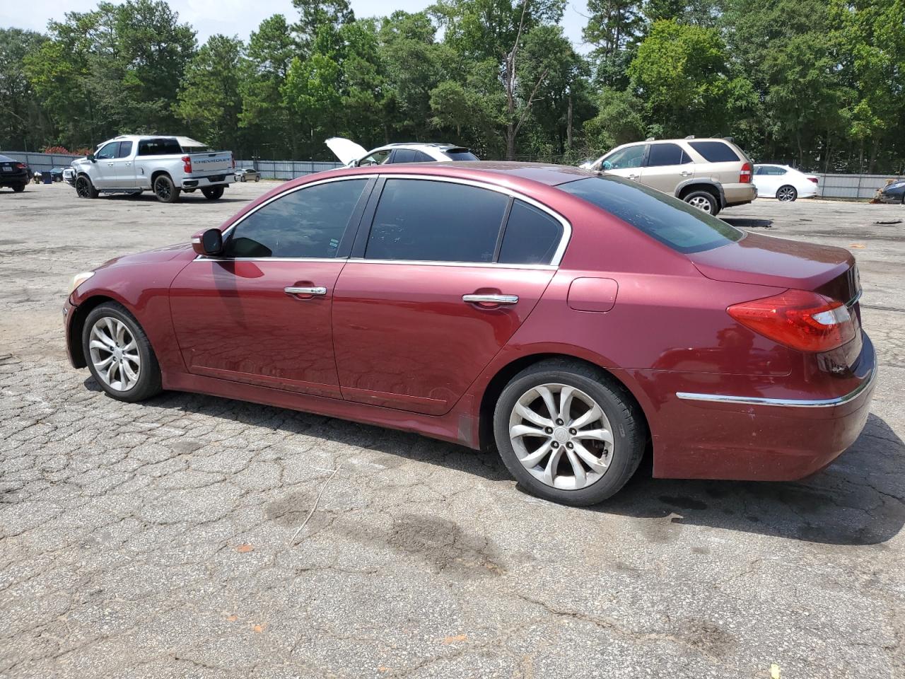 2013 Hyundai Genesis 3.8L VIN: KMHGC4DD0DU240282 Lot: 65892434