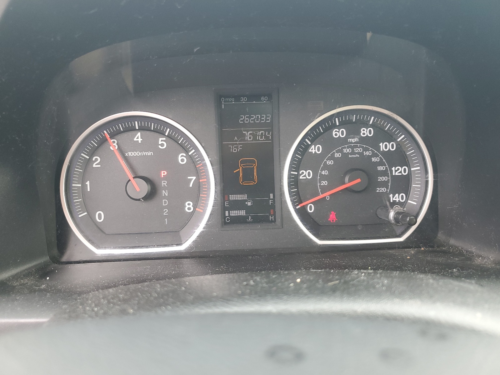 JHLRE48767C089294 2007 Honda Cr-V Exl