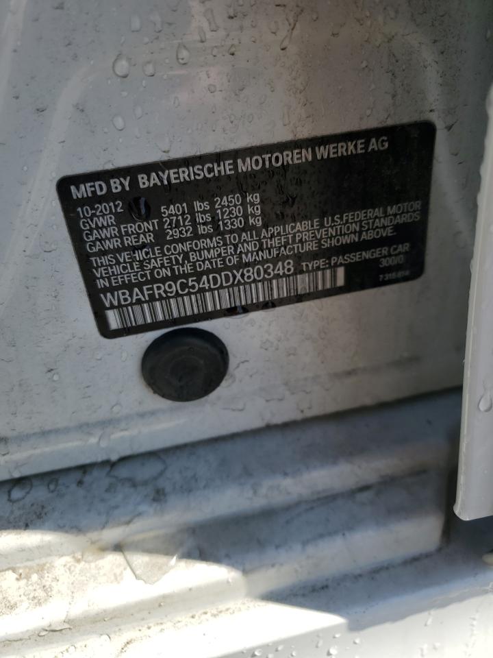 2013 BMW 550 I VIN: WBAFR9C54DDX80348 Lot: 66916734