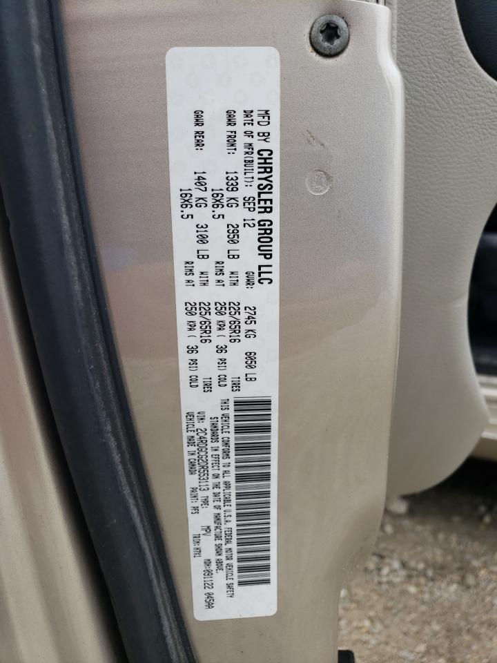 2C4RDGCG2DR553113 2013 Dodge Grand Caravan Sxt