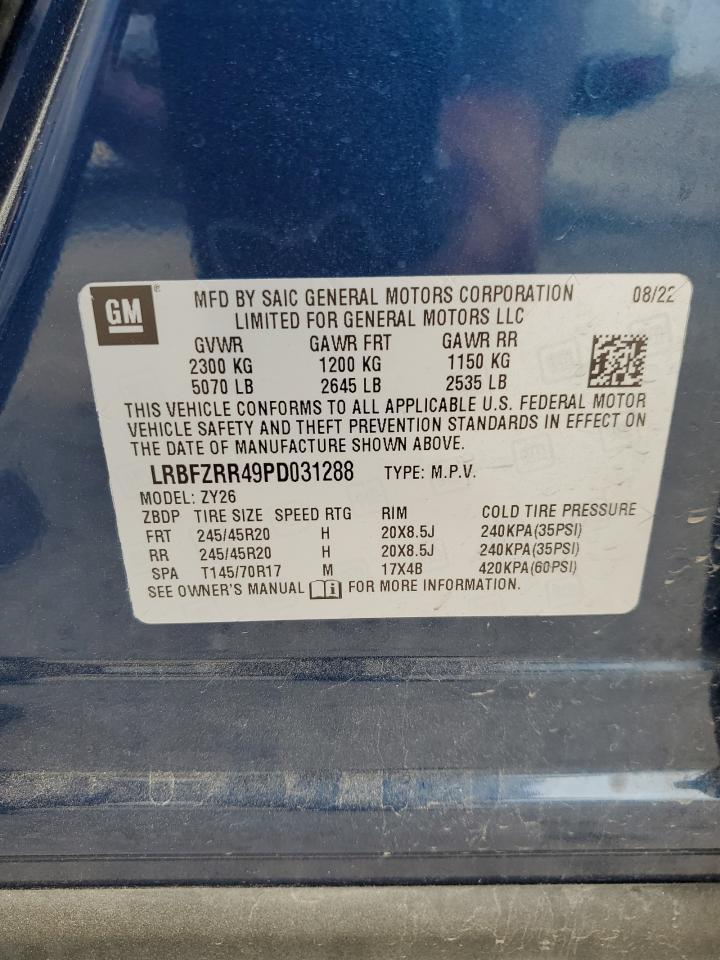 LRBFZRR49PD031288 2023 Buick Envision Avenir