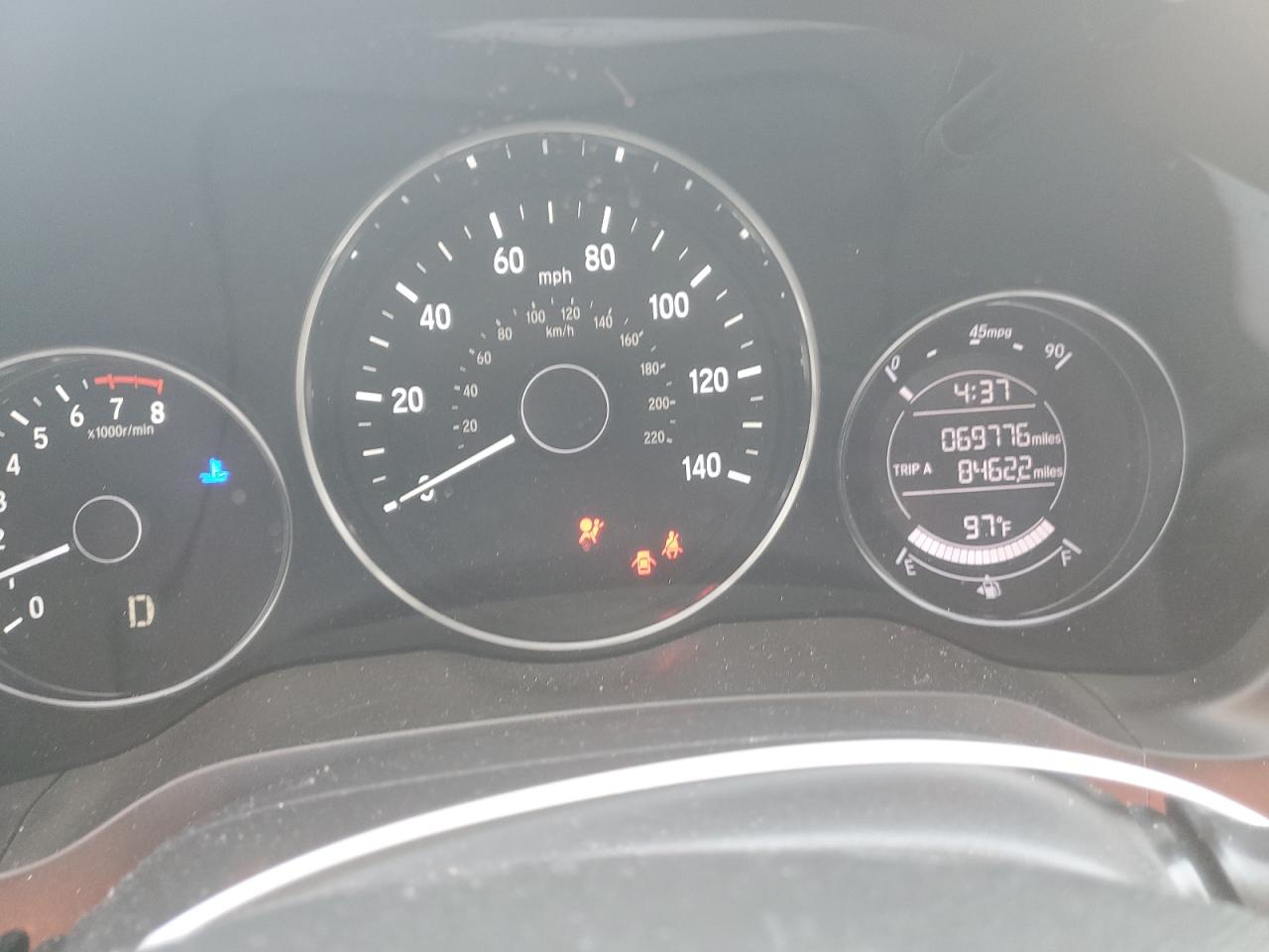 2016 Honda Hr-V Lx VIN: 3CZRU5H36GM742525 Lot: 66680314