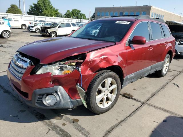  SUBARU OUTBACK 2014 Червоний