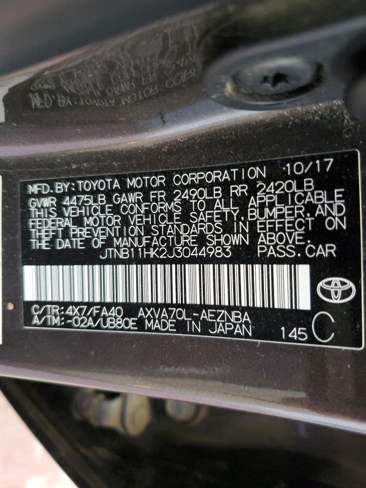 JTNB11HK2J3044983 2018 TOYOTA CAMRY - Image 13