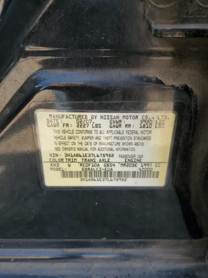 3N1AB61E37L675952 2007 Nissan Sentra 2.0