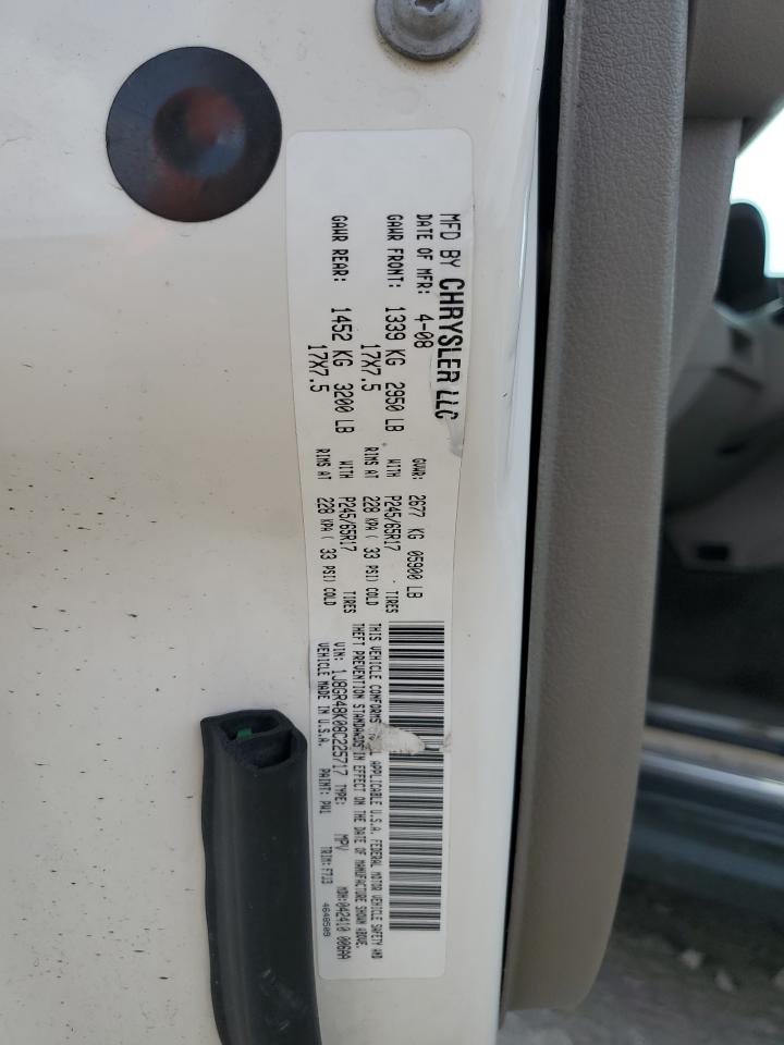 2008 Jeep Grand Cherokee Laredo VIN: 1J8GR48K08C225717 Lot: 65867814
